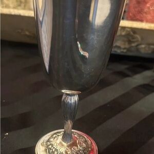 Elegant Silver Plate Goblet